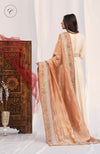 Pure Silk Peshawas with Dupatta Chantilly by RK